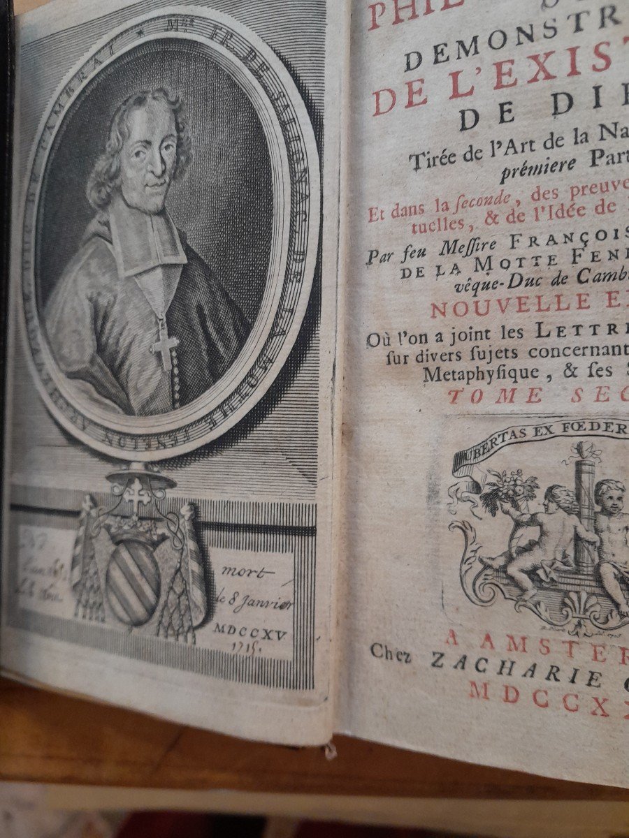 Livres Anciens Fenelon Oeuvres Philosophiques Ou Démonstration De l'Expérience De Dieu-photo-2