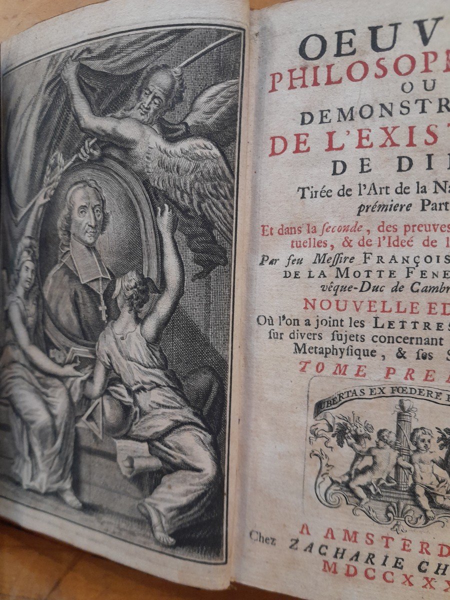 Livres Anciens Fenelon Oeuvres Philosophiques Ou Démonstration De l'Expérience De Dieu-photo-1