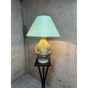 Lampe En Céramique De Georges Pelletier Signée