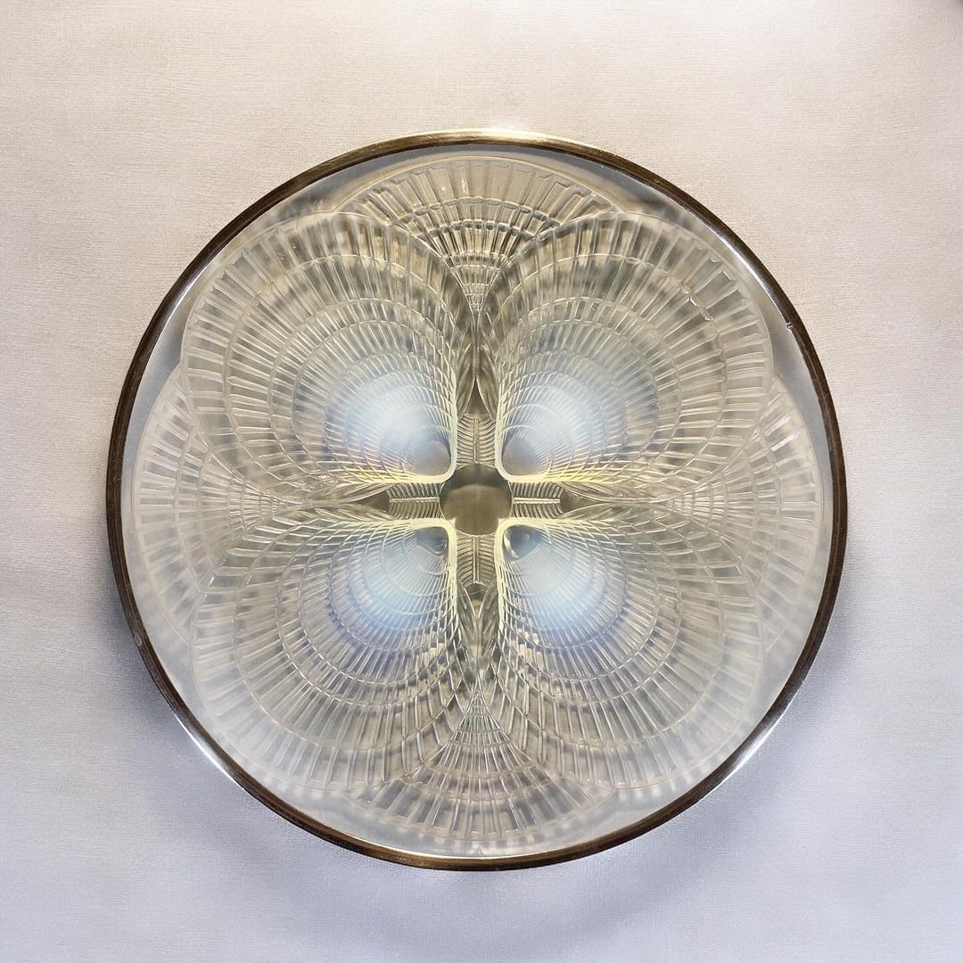 Lalique - "coquilles" Model Plate From 1924