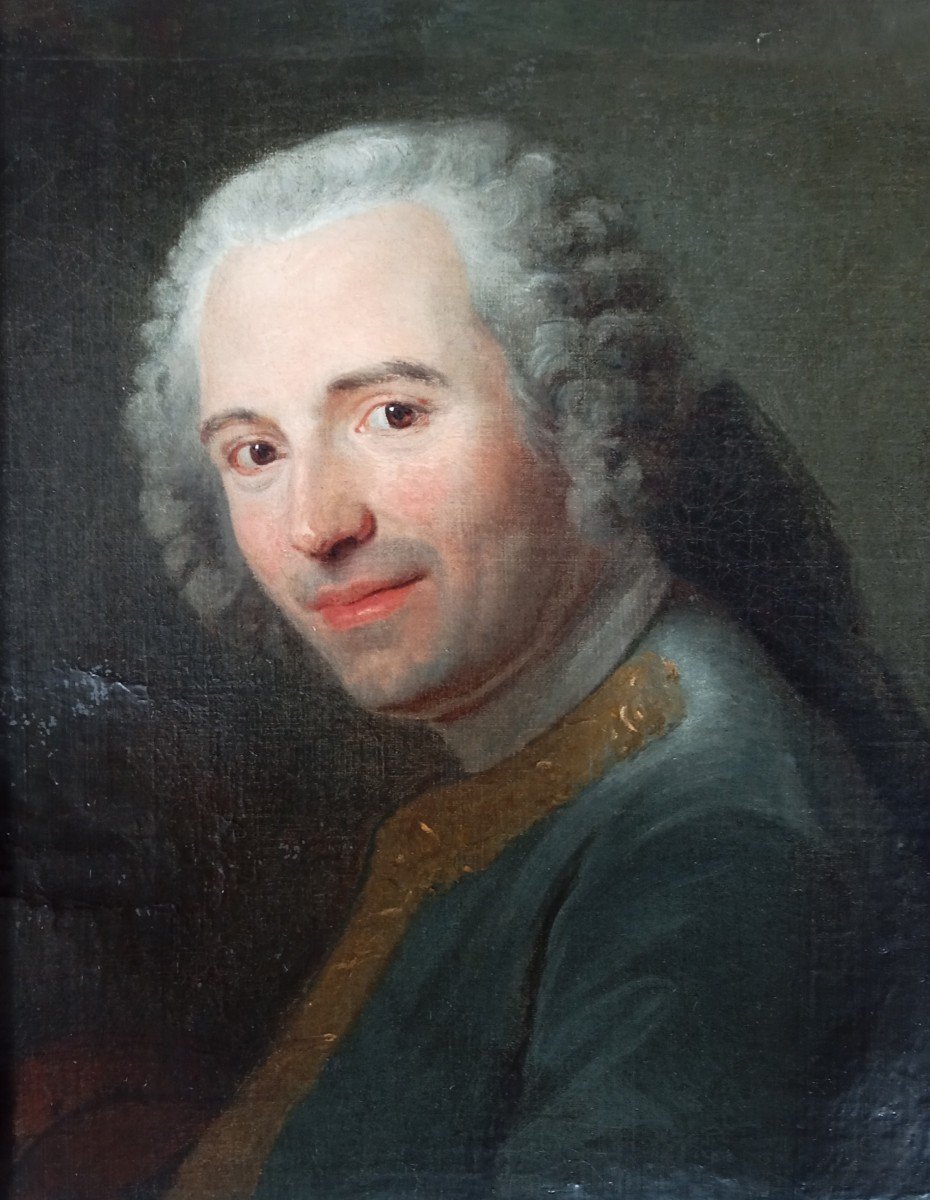 Portrait Of Jean-joseph Cassanéa De Mondonville, Workshop Of Maurice Quentin De La Tour, 18th Century-photo-2