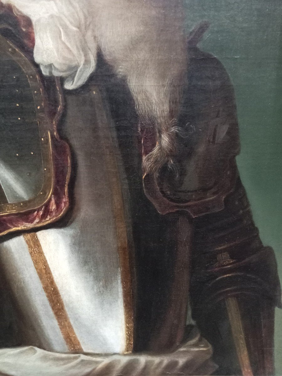 Portrait De Simon Arnauld d'Andilly, Marquis De Pomponne, Ambassadeur Sous Louis XIV 17e Siècle-photo-1