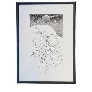 Pierre-yves Tremois (1921-2020), "venus", Etching Signed, Dated 1989 And Numbered 25/175