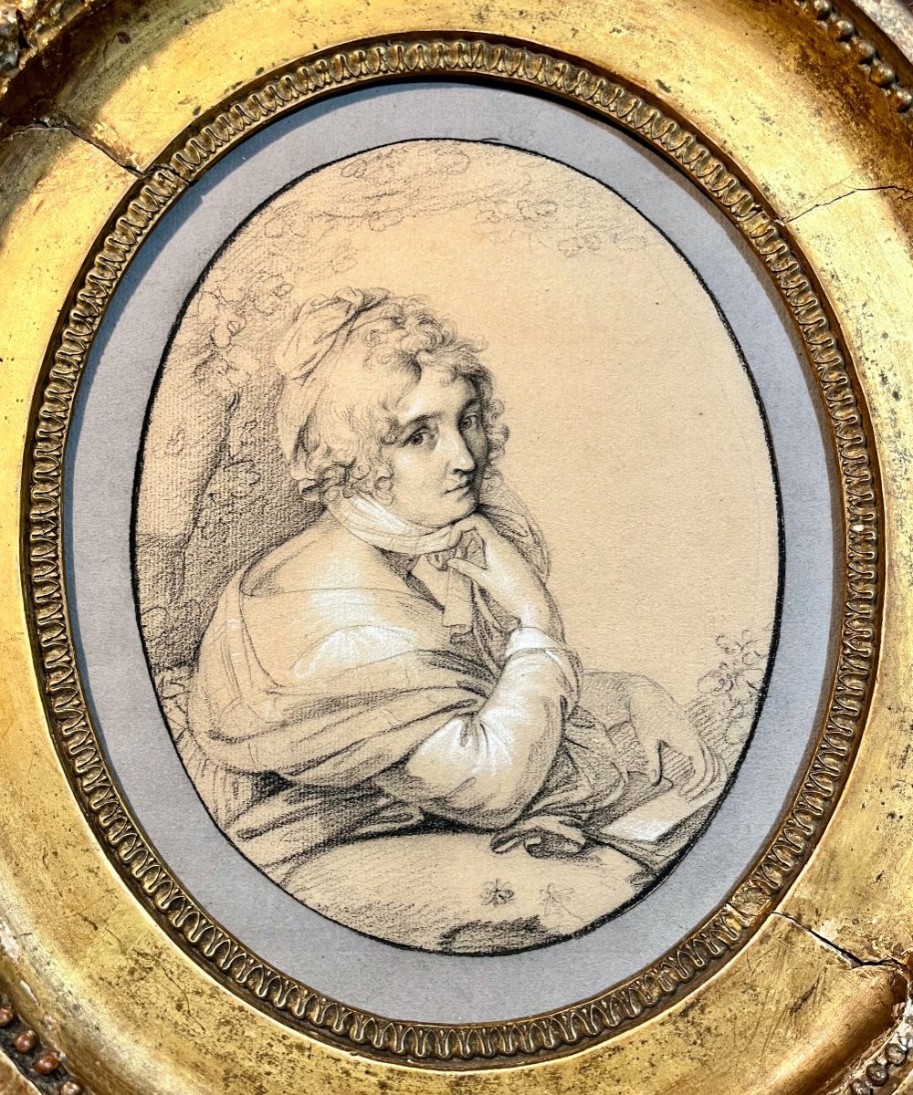 Ecole Anglaise Du XIXe Siècle Portrait De Femme 