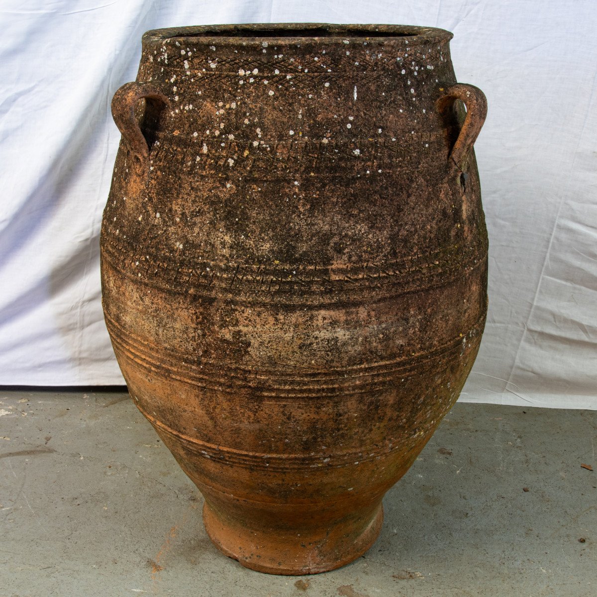 Pair Of Terracotta Jars Late 18th Century-photo-4