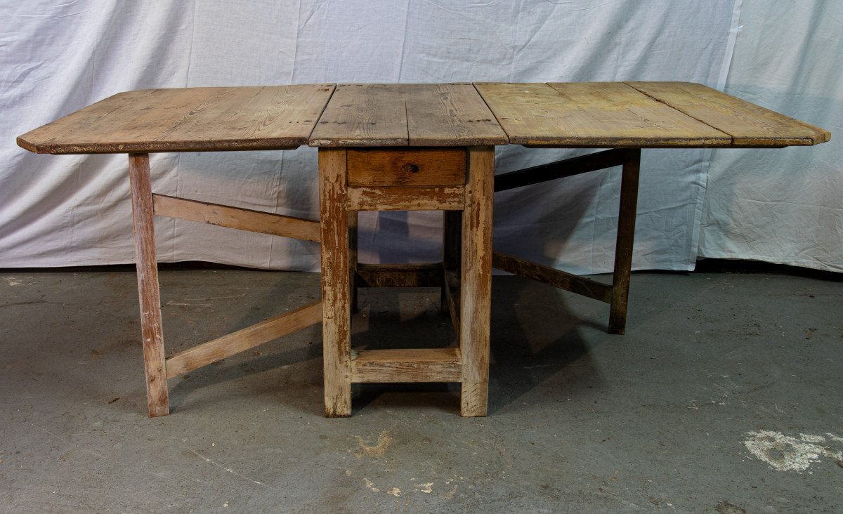 Swedish Gateleg Table Early 19th Century-photo-1