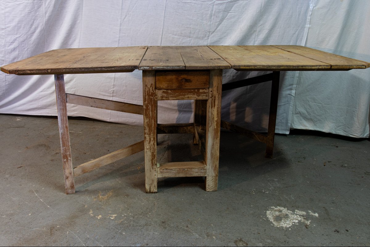 Swedish Gateleg Table Early 19th Century-photo-3