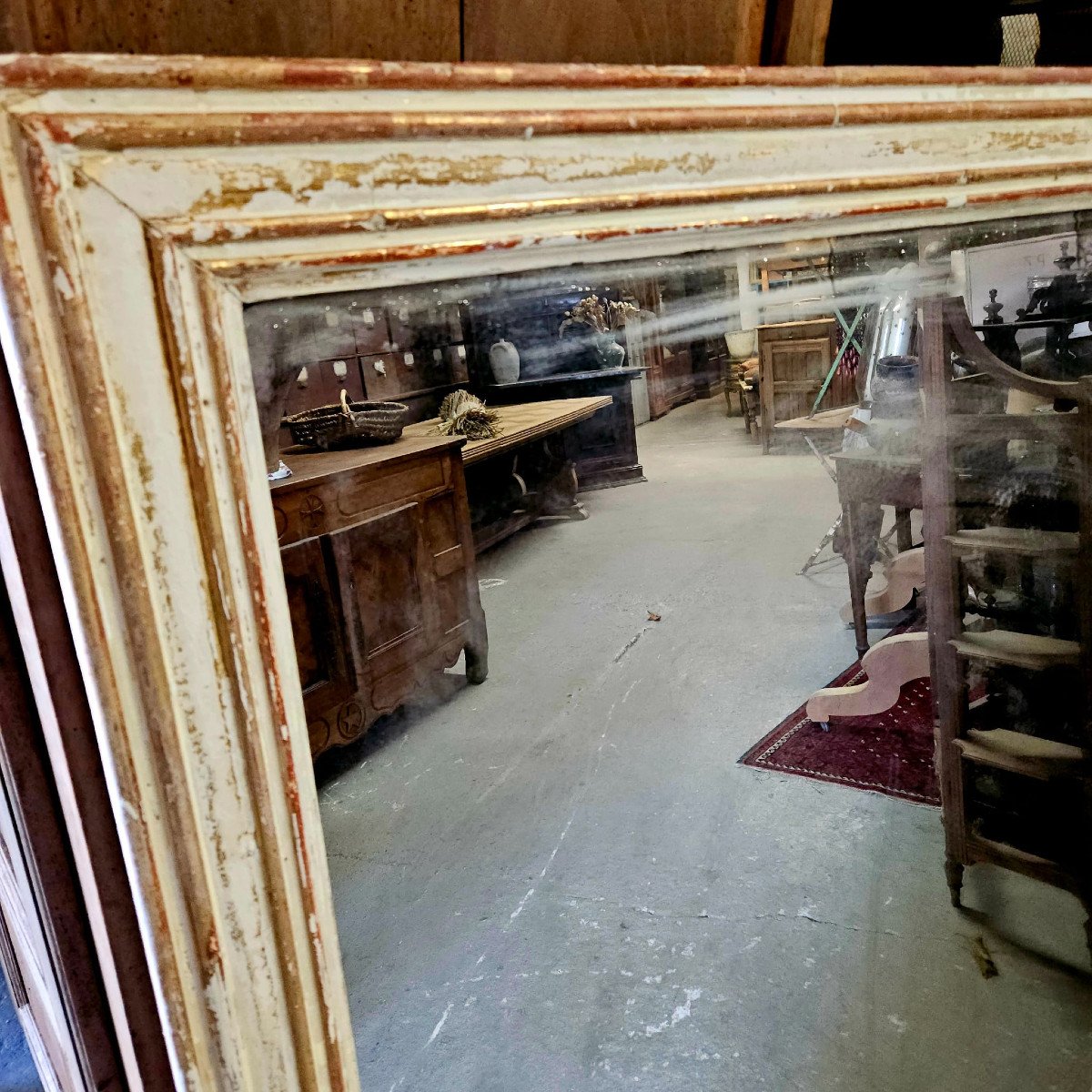 19th Century Rectangular Mirror -photo-3