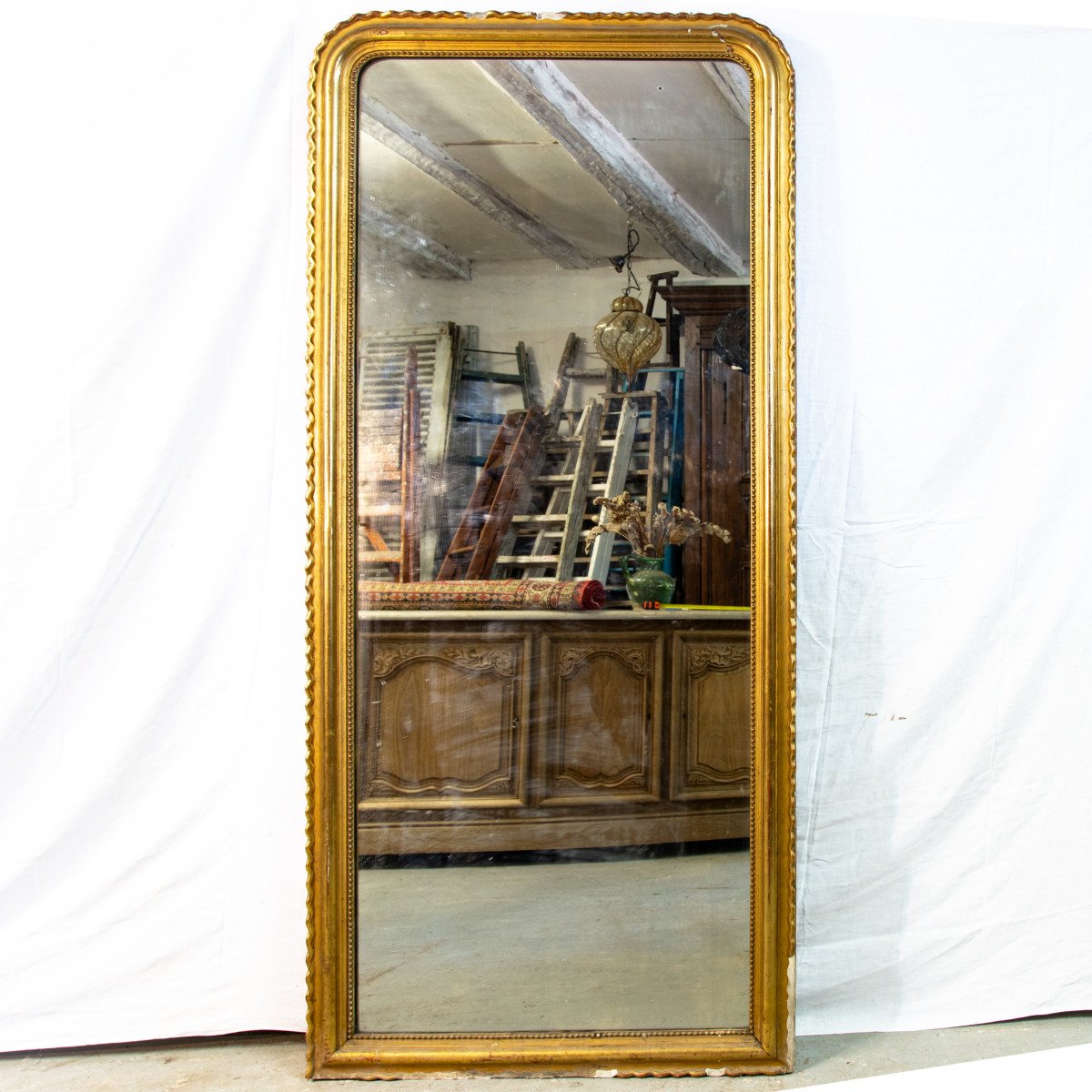 Large Golden Mirror-photo-1