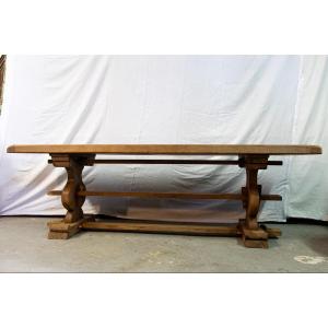 Late 19th Century Oak Monastery Table 