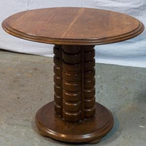 Oak Coffee Table In The Taste Of Dudouyt