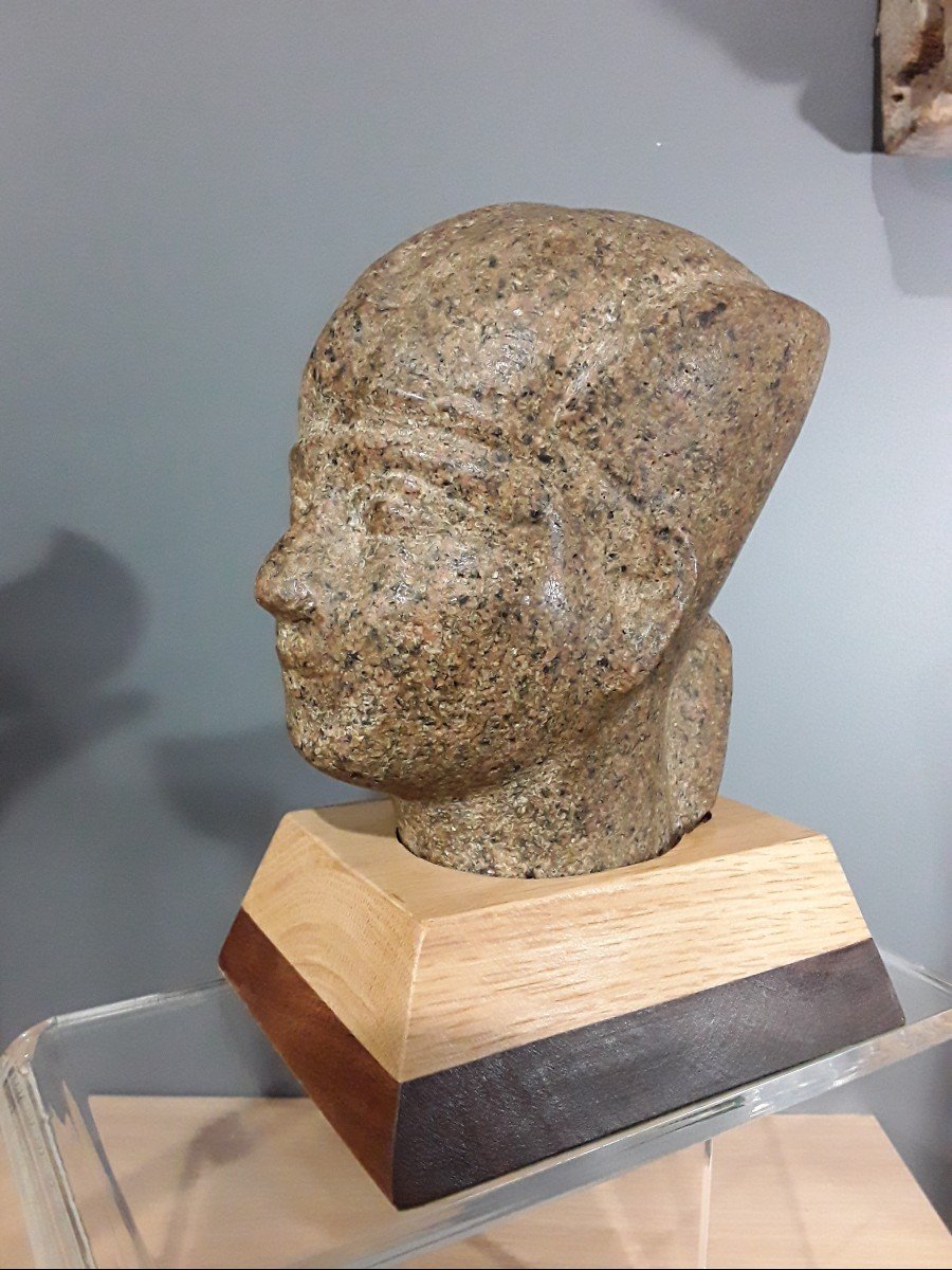 Granite Egyptian Head-photo-3