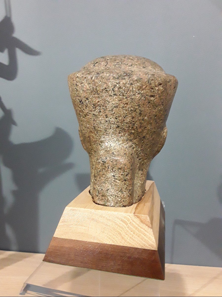 Granite Egyptian Head-photo-4