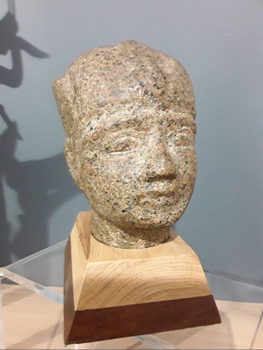 Granite Egyptian Head