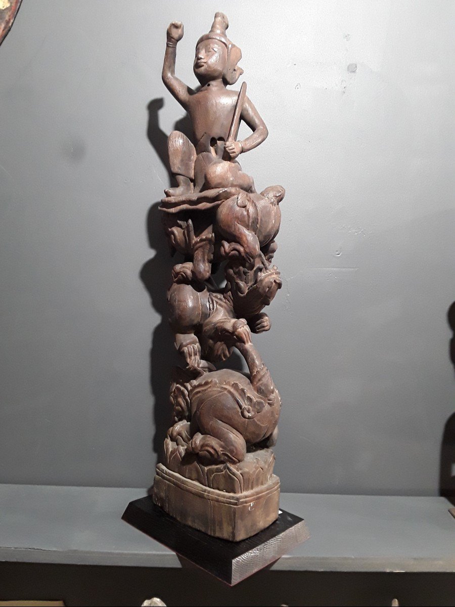 Burmese Sculpture Late 19th Century Early 20th Century -photo-1