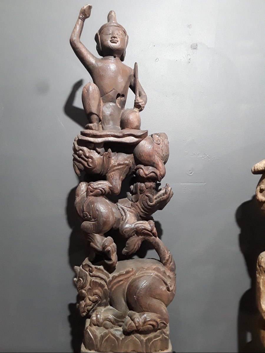 Burmese Sculpture Late 19th Century Early 20th Century -photo-2