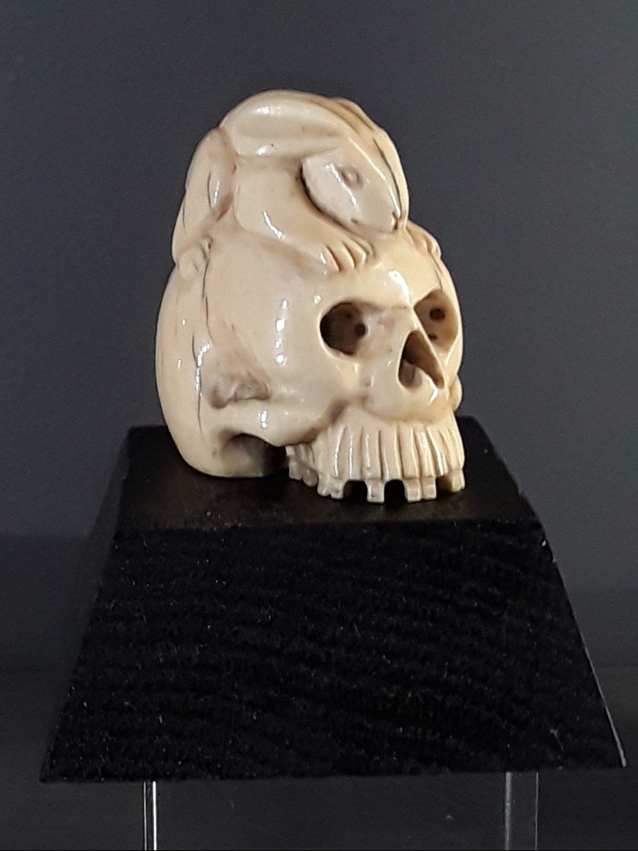 Joli Petit Netsuke Japon 19ème Siècle 