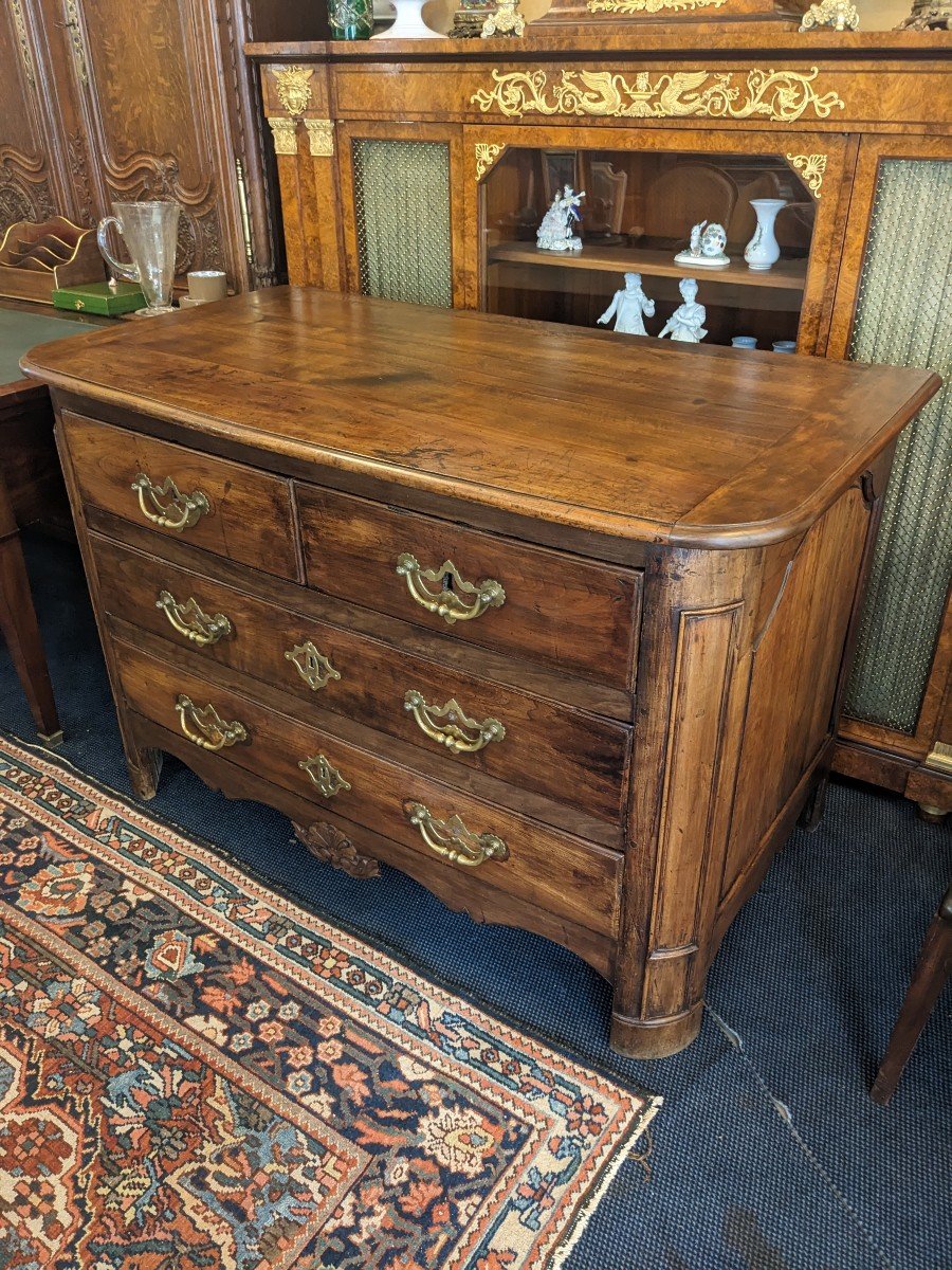 Louis XIV Period Chest Of Drawers In Fruit Wood.-photo-2