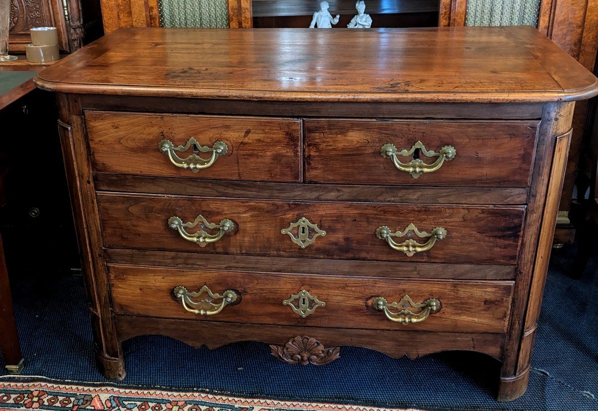 Louis XIV Period Chest Of Drawers In Fruit Wood.