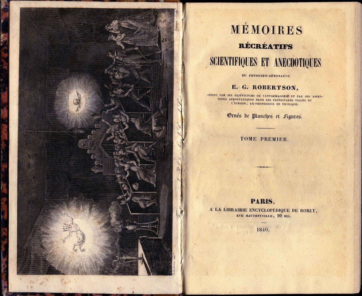 Etienne-gaspard Robertson, Recreational Memoirs, 1840-photo-2