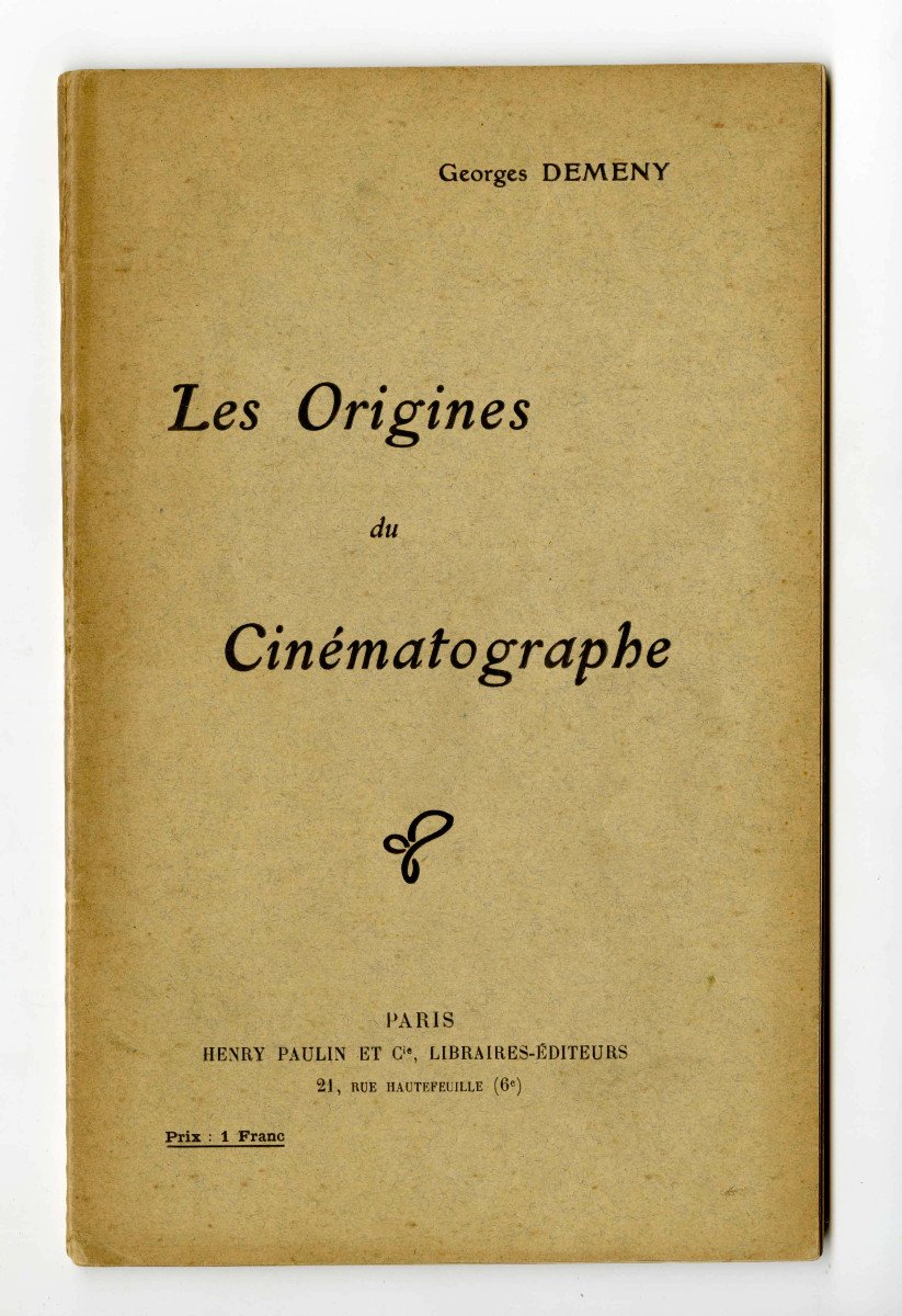 Georges Demeny - Les Origines du Cinématographe 1909