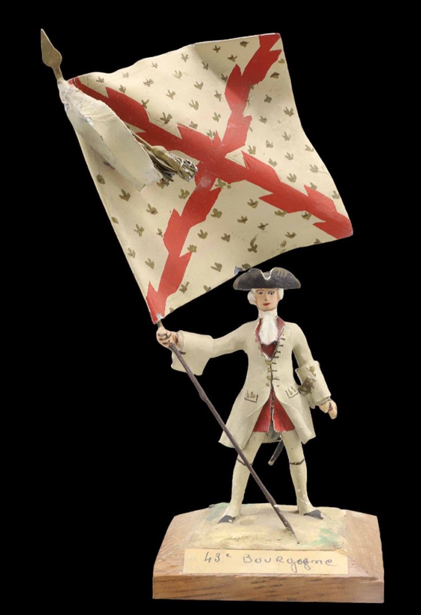 18 Standard Bearer By Bernard Vanot. 1950 / Old Toy Soldiers-photo-4