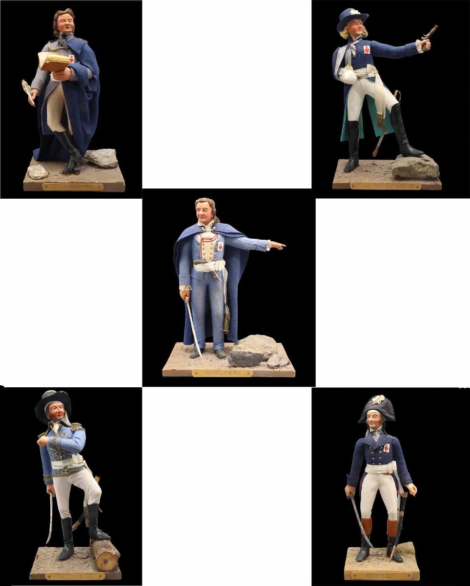 5 Figurines The Vendéens 