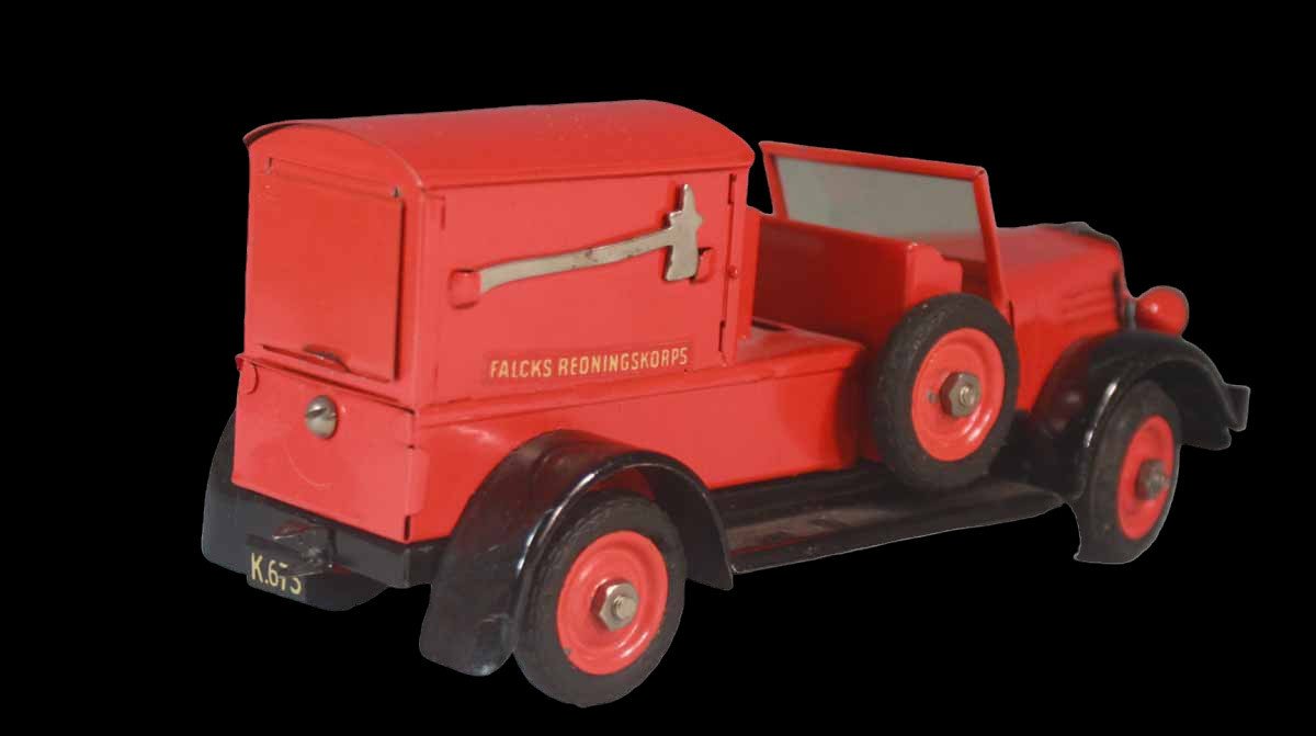 2 Tekno pompiers falk 1950 / jouet ancien -photo-3