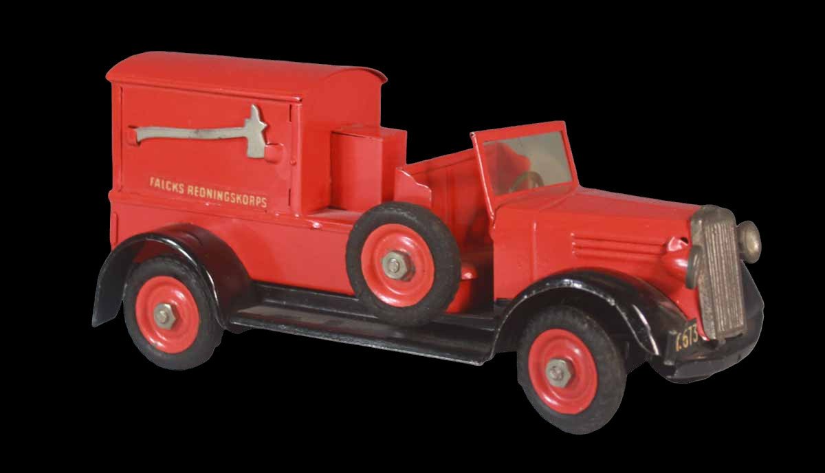 2 Tekno pompiers falk 1950 / jouet ancien -photo-4