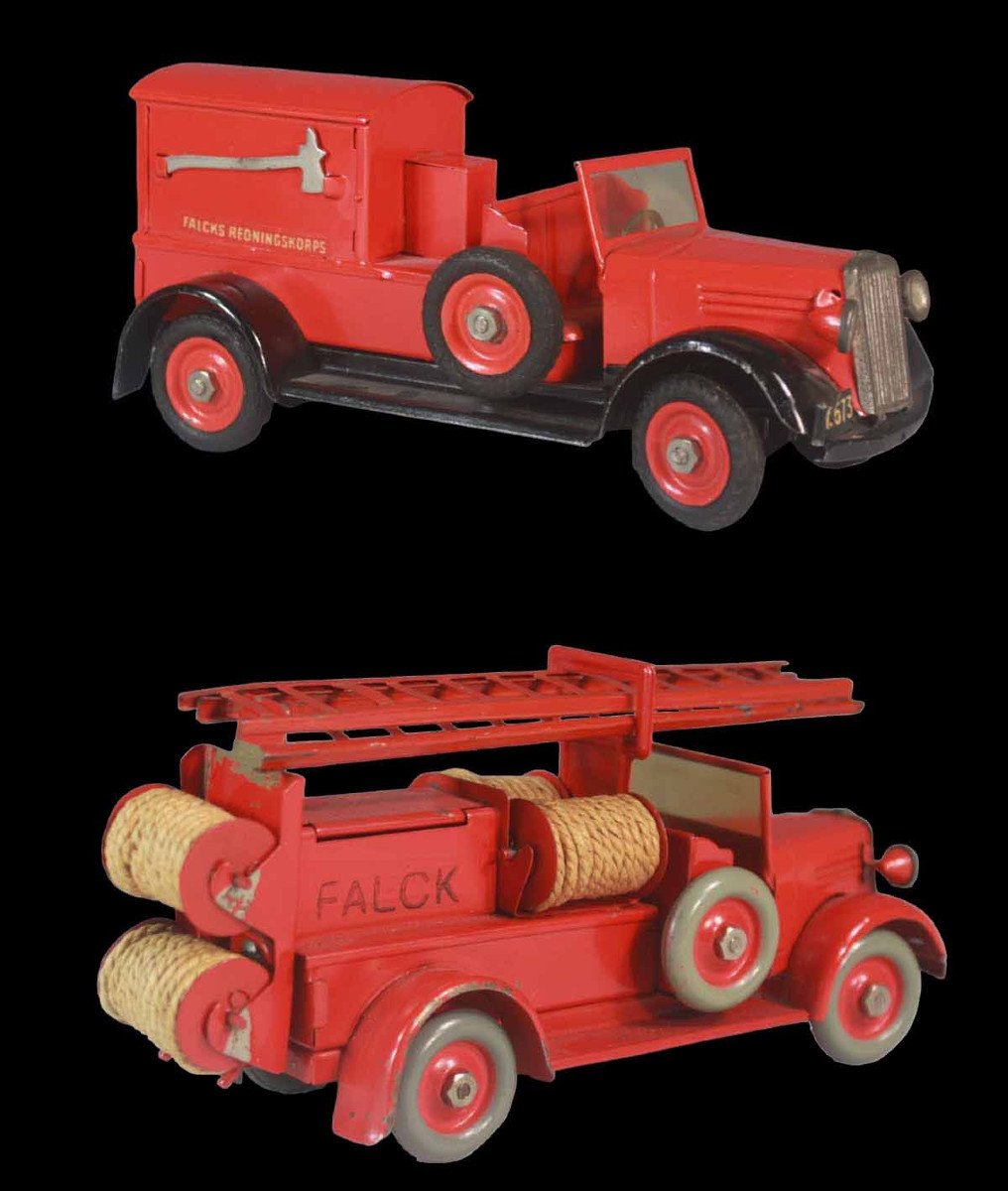 2 Tekno Firefighters Falk 1950 / Old Toy 