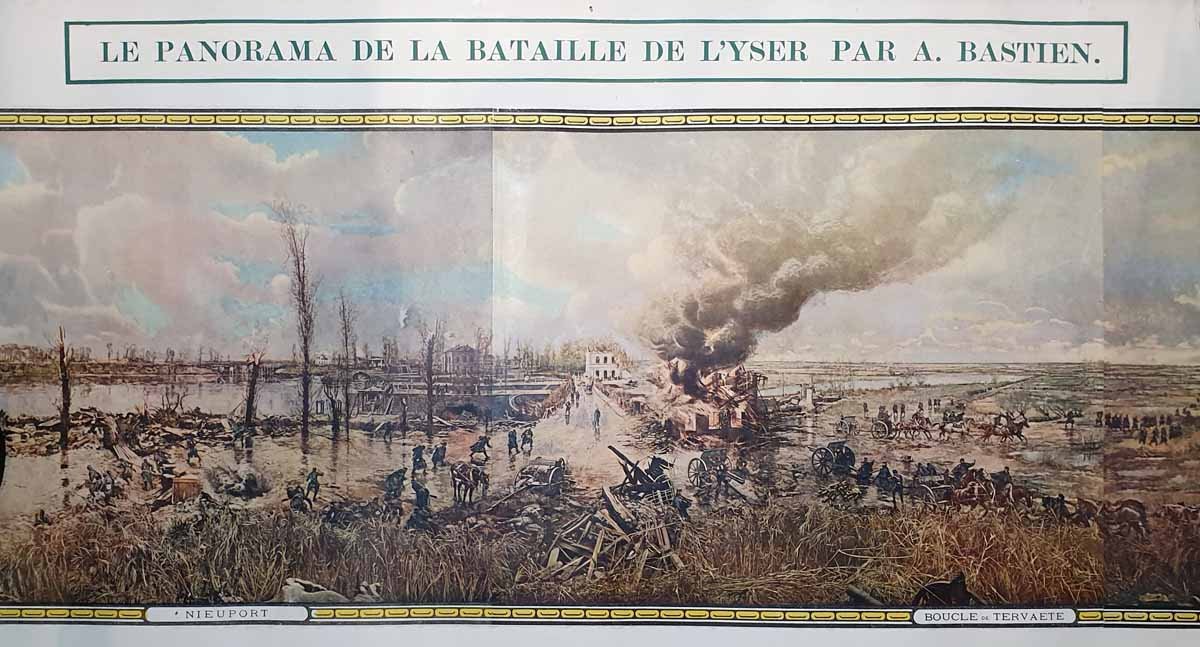 Panorama miniature de : LA BATAILLE DE L'YSER 1914 par Alfred BASTIEN-photo-3