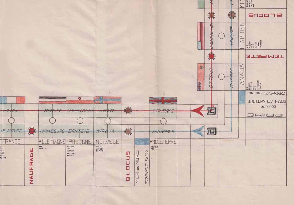 JEU de l'oie MARITIME 1917 - 1935 -photo-4