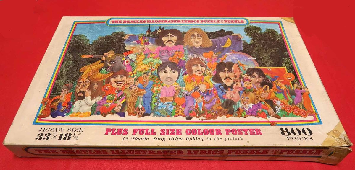 The beatles illustrated lyrics puzzle -photo-2