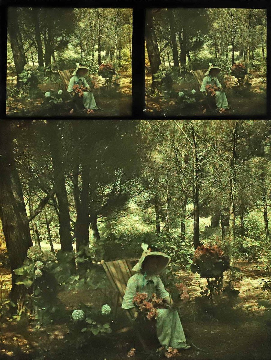 30 AUTOCHROMES STÉRÉOSCOPIQUES vers 1910-photo-5