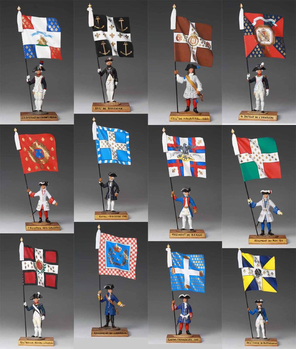 59 porte-drapeaux Guy RENAUD - figurines 1960