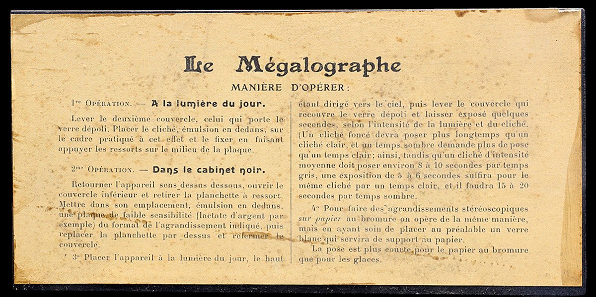 LE MÉGALOGRAPHE XIXème-photo-2