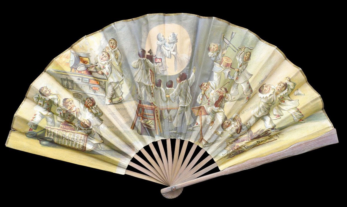 The 5 Senses Fan 1880 -1900 / Magic Lantern