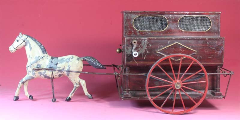 Piano Hitch Circa 1880 / Old Toy-photo-5