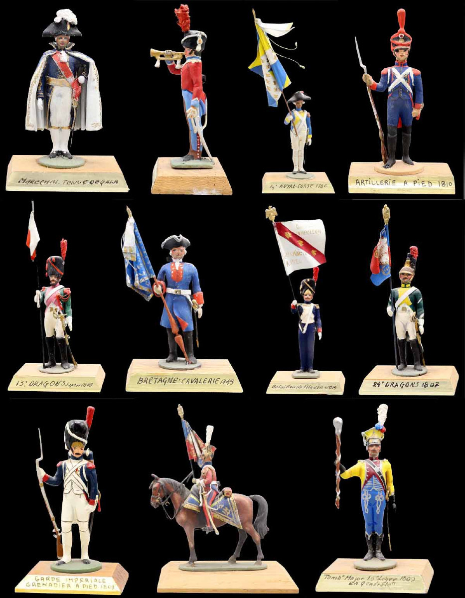 45 Figurines By Jacques Bittard Circa 1960 / Empire 