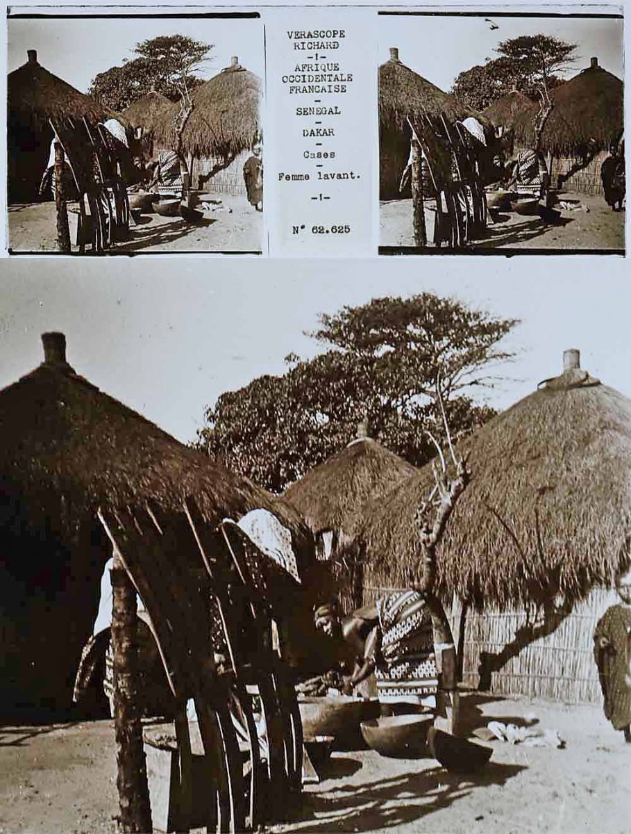 Set Of 50 Stereoscopic Views Africa - Exhibition 1900-photo-6