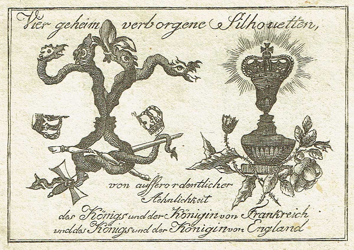 GRAVURE ALLEMANDE SEDITIEUSE XVIII ème