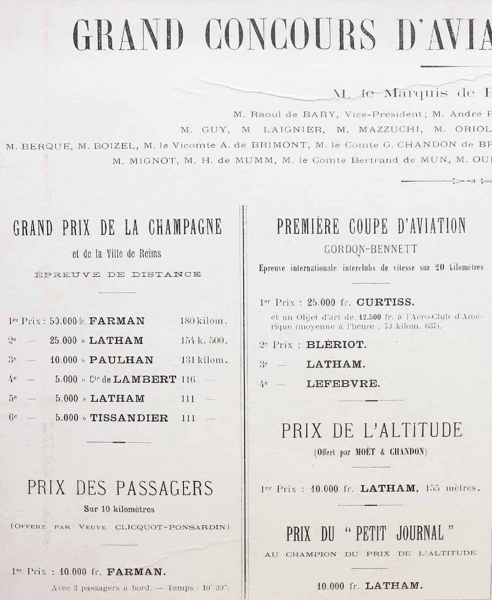 JEU DU GRAND CONCOURS D'AVIATION de la CHAMPAGNE vers 1909   -photo-8