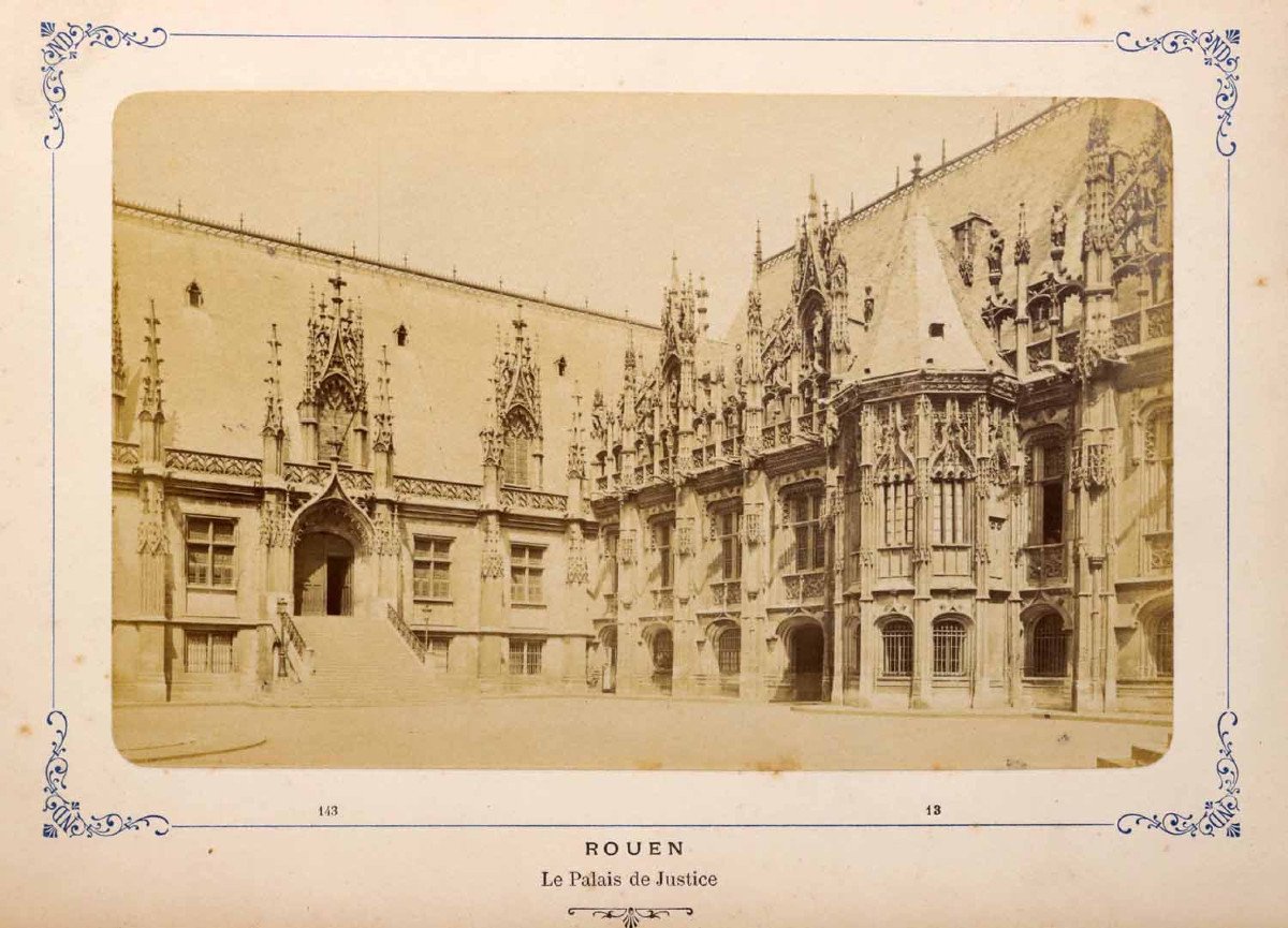 24 Albumen Photos Of Rouen. XIXth-photo-1