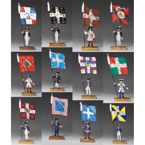 59 porte-drapeaux Guy RENAUD - figurines 1960