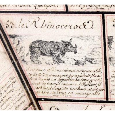 Game Of The Animal Oie Circa 1810