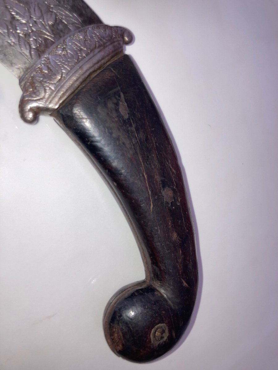 Indian Khanjar With Scabbard XVIII Century -photo-4