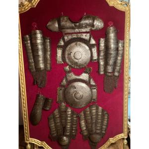 An Ottoman Breastplate And Backplate With St.irene Marks 