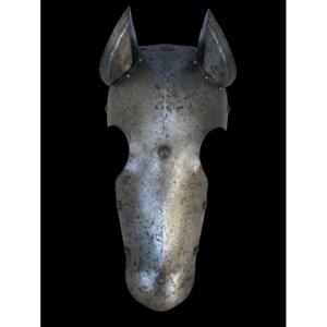 A German Horse Shaffron Mid XVI Century 