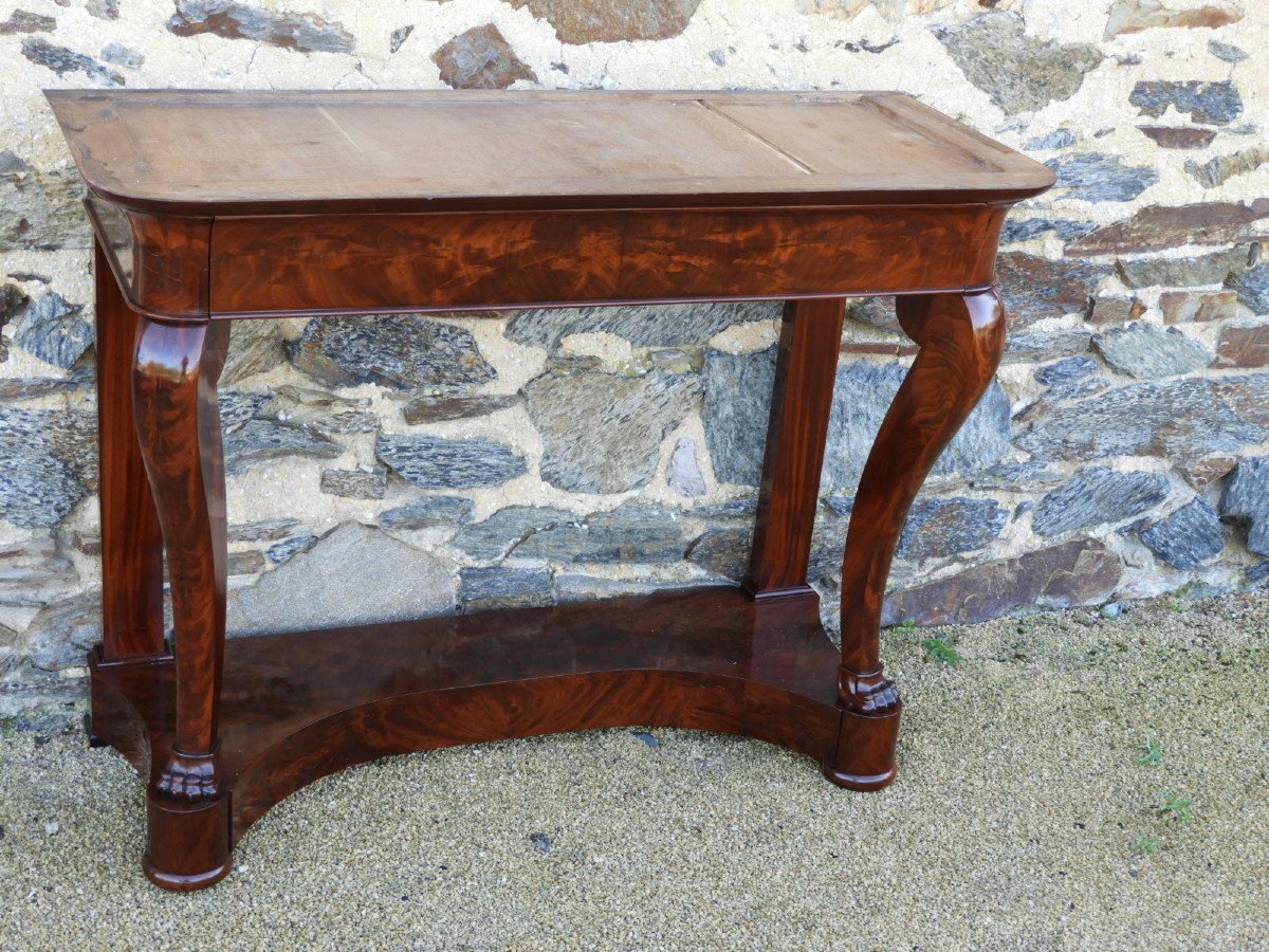 Mahogany Restoration Console-photo-2