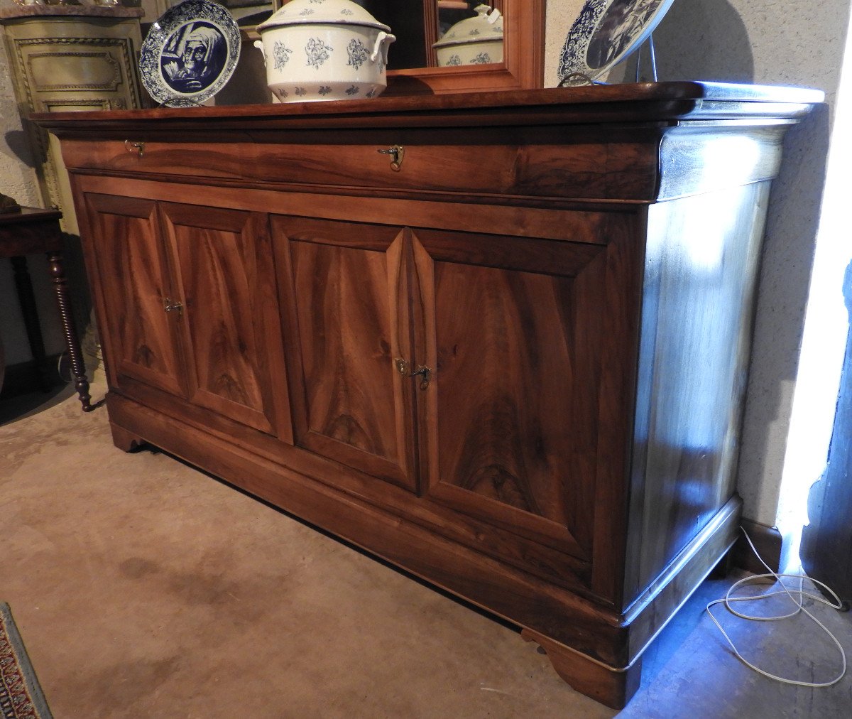 Louis Philippe Sideboard In Walnut-photo-3